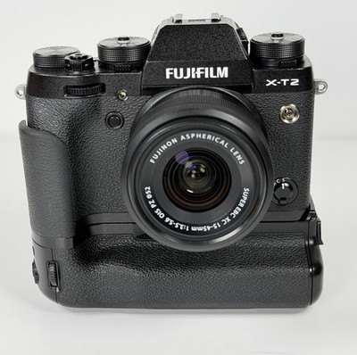 Fujifilm X-T2 Mirrorless Digital Camera 24.3MP + Lens + Battery Grip 900 Shutter