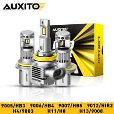 AUXITO H11 H8 LED Headlight Bulbs Kit Super Bright 80000LM HIGH/LOW Beam 6000K