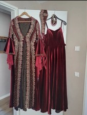 Henna Abendkleid Kina Elbise Bindali Gr.42 Weinrot