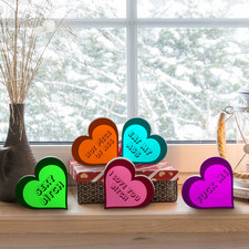 Valentine  s Day Adult Themed Decor and Conversation Hearts