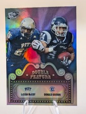 2009 Press Pass LeSean McCoy Donald Brown Double Feature football card #DF-7 RC