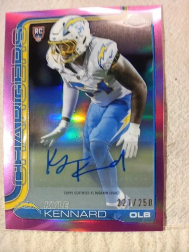 2025 Topps Chrome Kyle Kennard Pink Refractor (RAW)