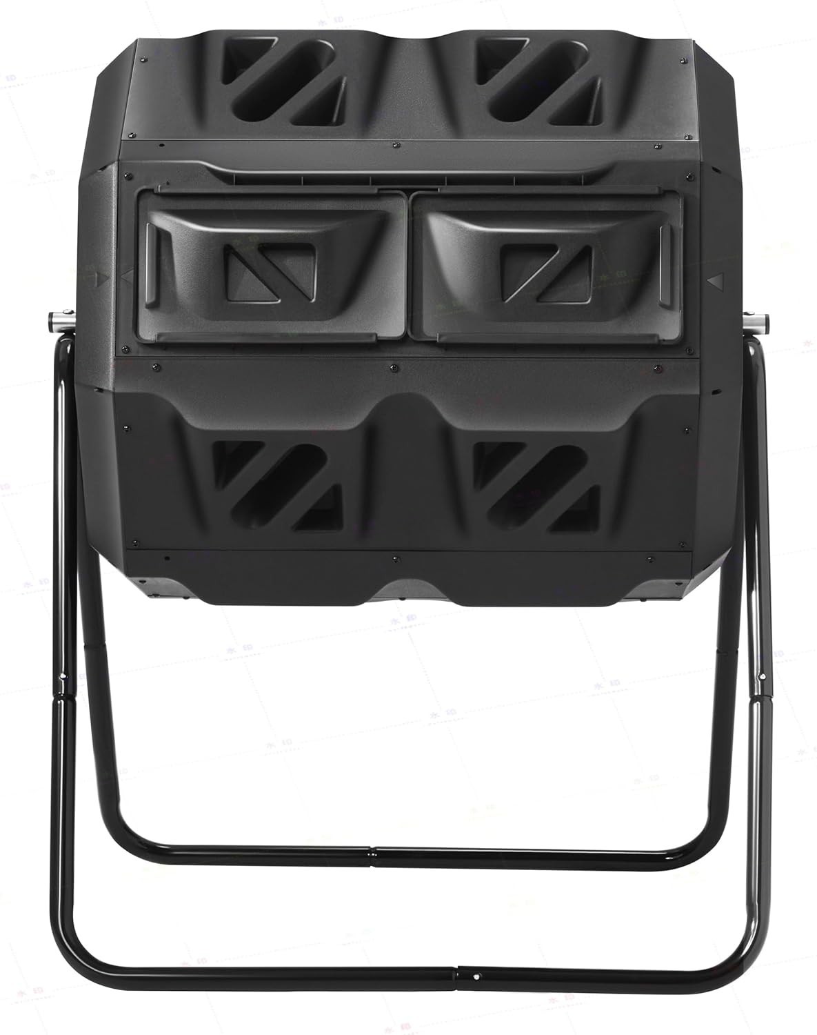 Composter 43 Gallon Twin Chamber Stainless Steel Center Tube Aeration