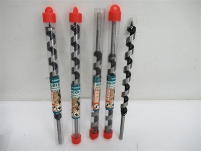 Cortool 3/4'' x 12'' Auger Bit, 3/8'' Hex Shank, 5 Pack