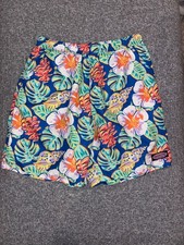 Vineyard Vines floral Hawaiian Chappy swim trunks shorts no liner size Medium