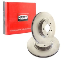 2x MAPCO BREMSSCHEIBEN 300mm BELÜFTET VORNE passend für MAZDA 3 5 | 25575