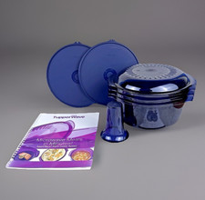 7 Pc Tupperware Tupperwave Stack Cooker Syste...