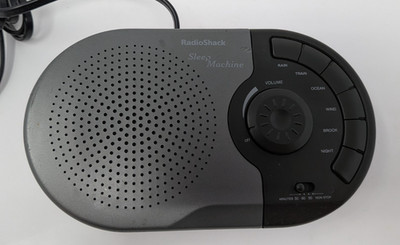 RadioShack Sleep Machine 63-9375 White Noise Sound Generator TESTED
