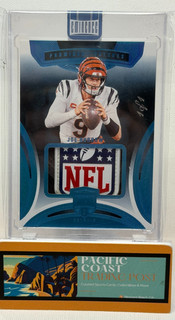 2024 Eminence Football JOE BURROW #PP JBW Prominent Patches NFL Shield 1/1