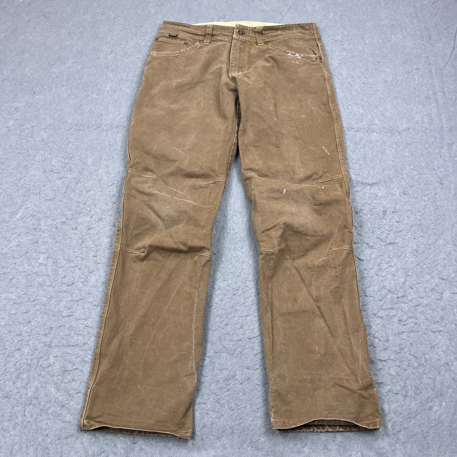 KUHL Ryder Stretch Taper Pants for Men 32x32 Vintage Brown Articulated Fit