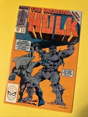 Incredible Hulk #363 (1989) Marvel Comics Hulk Comic Book Gray Gargoyle