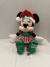 Disney Parks Minnie Mouse Holiday Plush Doll 15  2023 Christmas