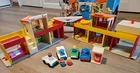 Vintage 1973 Fisher Price Little People Play Family Village #997 With Box