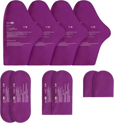 SuzziPad Replacement Ice Gel Packs for Cold Therapy Gloves and Socks(10-Piece