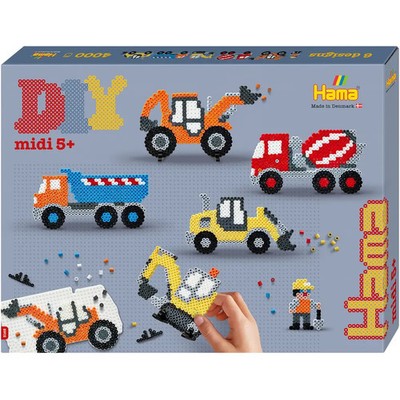 HAMA Geschenkpackung Baufahrzeuge