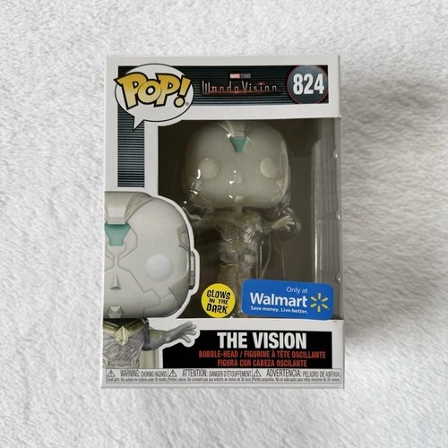 Funko Pop! The VISION #824 Glow in the Dark Marvel WandaVision WALMART