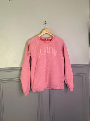 Super süßes Made Blauw Scotch Shrunk Sweatshirt Altrosa Uk12 JP001