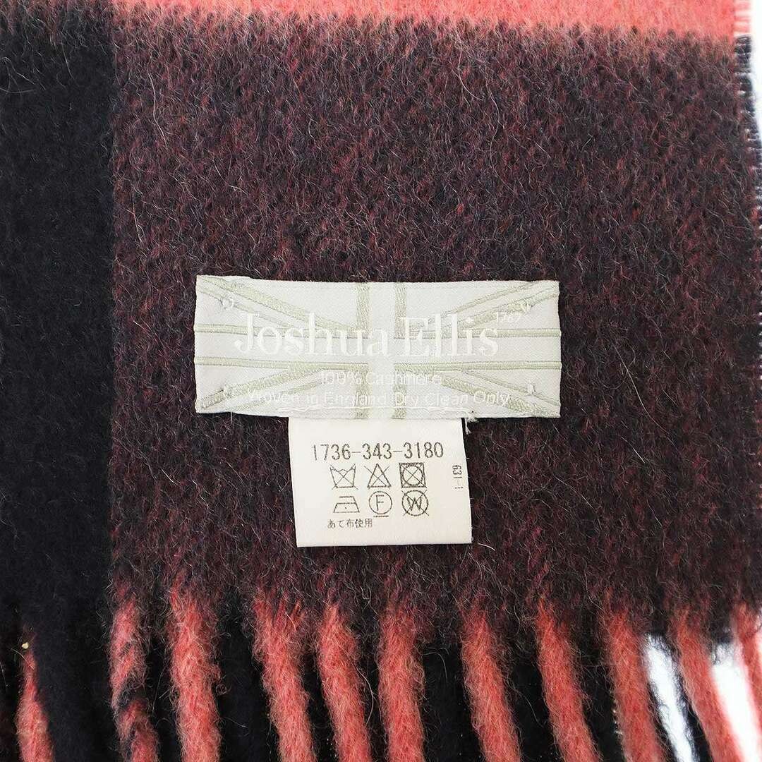 う・さ 新品未使用 Joshua Ellis Joshua Ellis UNITED ARROWS bespoke plaid cashmere fringe