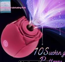 Rose Shaped Mini Massager for Women Happy Meeting Joy At Meeting New Sealed