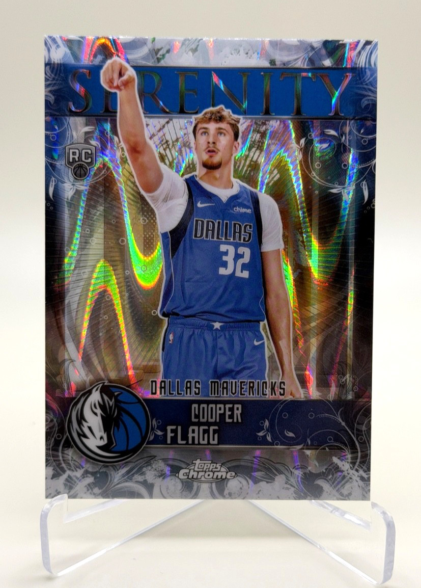 2025-26 Topps Chrome #SY-11 Serenity Cooper Flagg Raywave Refractor (RC)