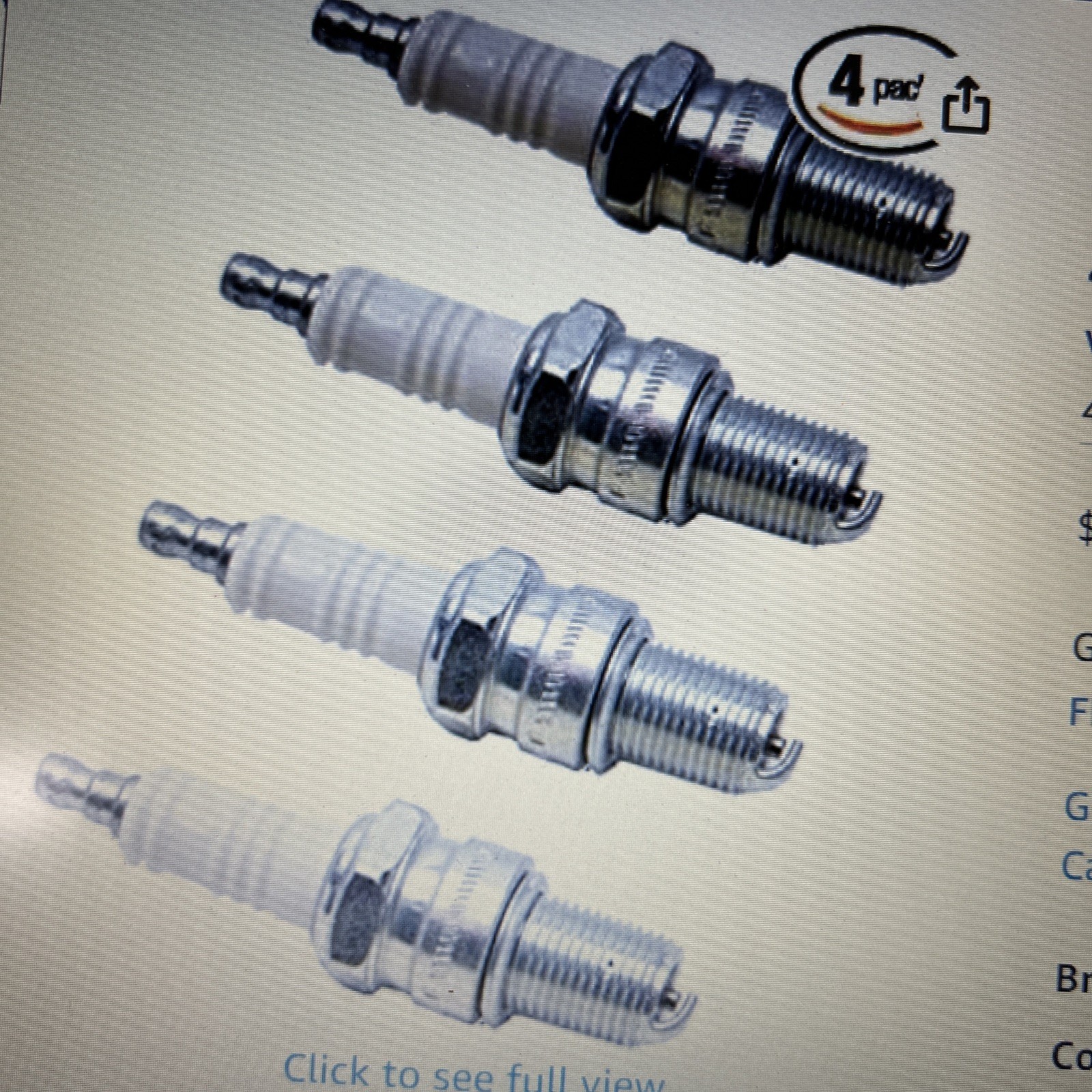 Champion 909 RS17YX Spark Plugs - Box of 4