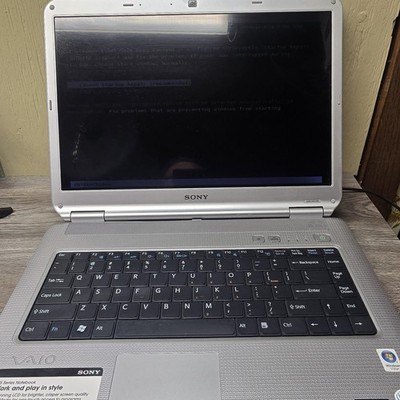 Sony VAIO Notebook PC VGN-NS110E 15.4 AMD Athlon 64 X2 2GB No Charger