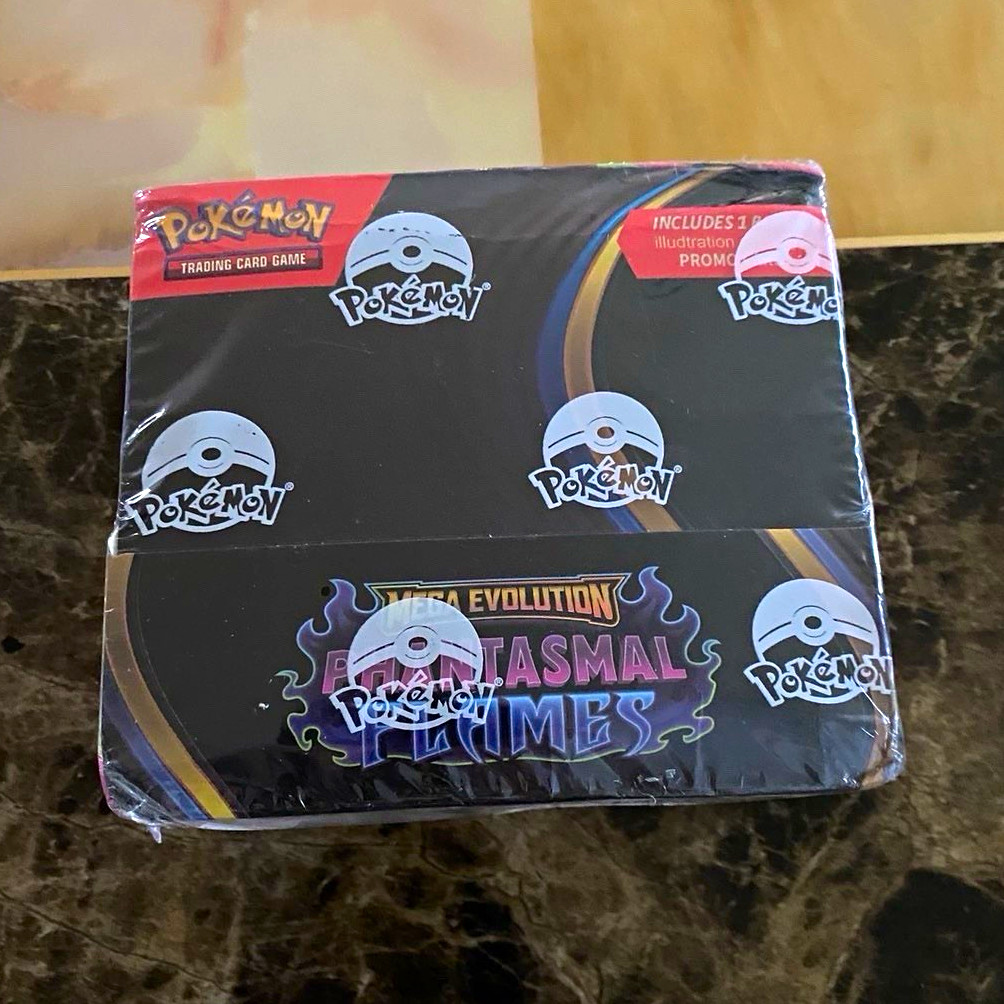 Pokémon mega evolution phantasmal flame booster box