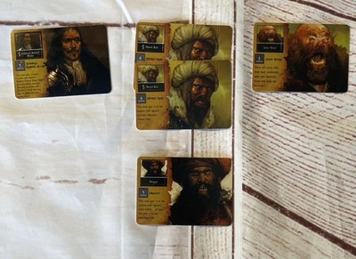 WizKids CSG Pirates of the Barbary Coast Lot of 5 Crew