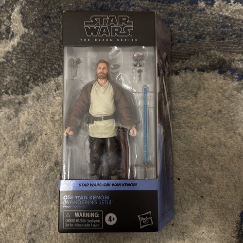 Hasbro Star Wars The Black Series Obi-Wan Kenobi Wandering Jedi Box Danneggiato!!!! - Foto 3 di 5