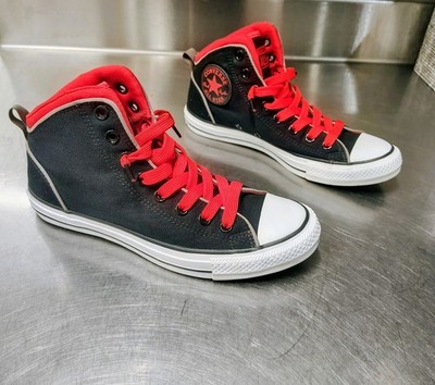Converse Chuck Taylor All Star Mid Shoes Red/Black, Men's Size 6.5, Women's 8.5