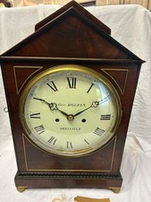 Large Antique Double Fusee Bracket Clock