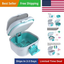 Leak Proof Denture Bath Cup, Portable Soaking Denture Box, Denture Bath Case ...