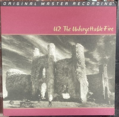 Rare Audiophile Mobile Fidelity U2 The Unforgetable Fire - 1995 Release #2206
