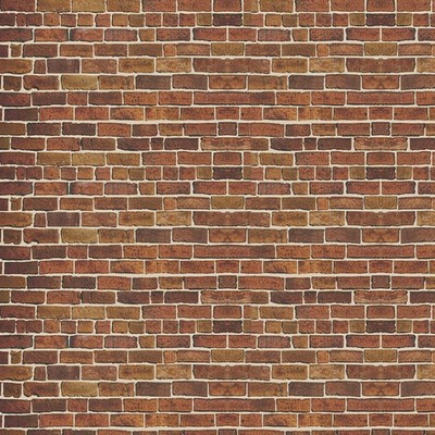 4x30ft Christmas Brick Wall Backdrop Faux Fireplace Decoration Photo Deep Red
