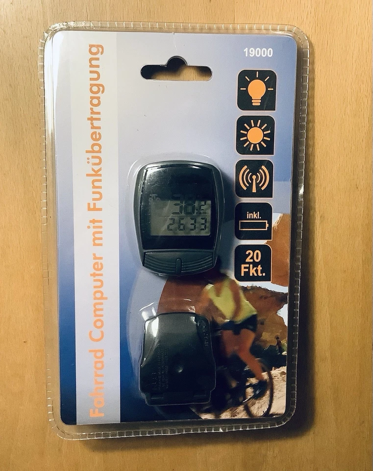 Funk Fahrradcomputer mit 20 Funktionen