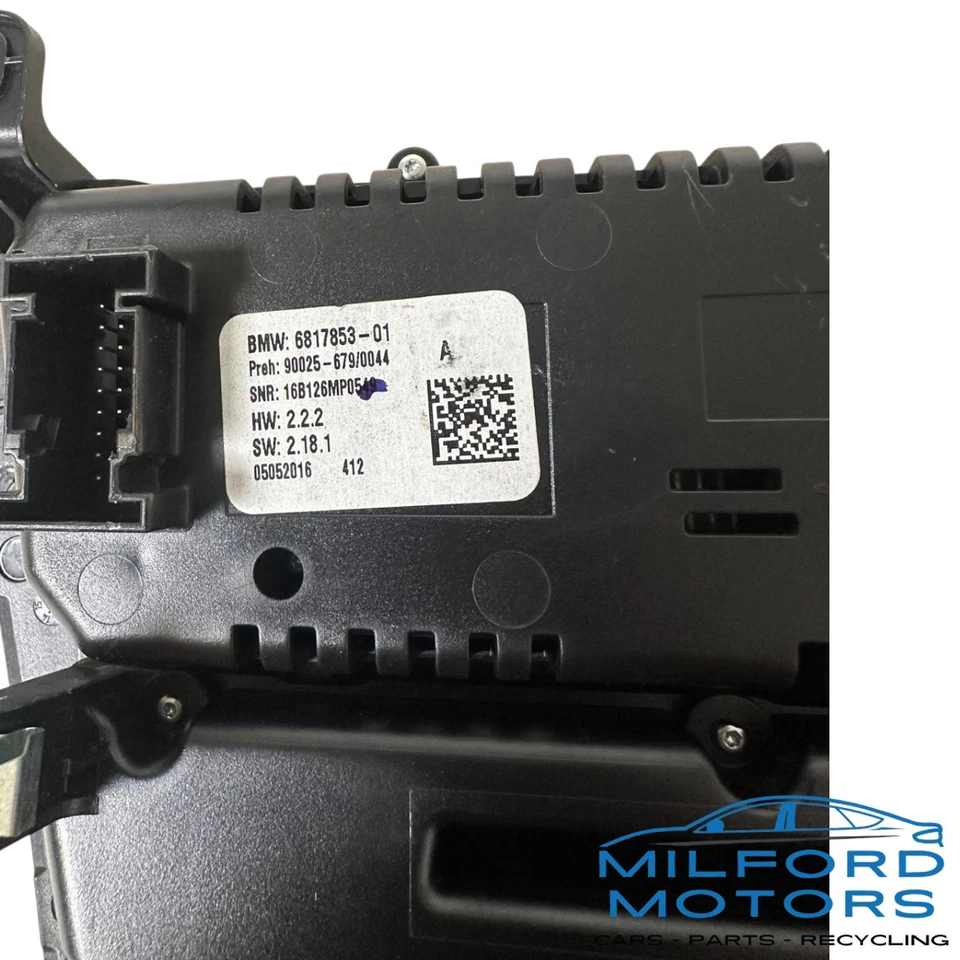 Black Automatic Temperature Control – Fits 2014-2019 BMW X5 X6 3.0L - Image 3 of 4