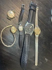 Lot 5 Vintage  Seiko Quartz Gucci And More As Is