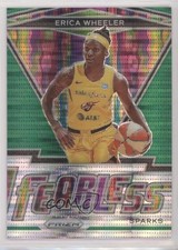 2021 Panini Prizm WNBA Fearless Green Pulsar Prizm 2/25 Erica Wheeler #9 2rz