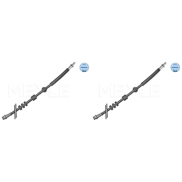 2X Meyle Bremsschlauch BremsschlÄUche Vorne Passend FüR Land Rover Freelander-image