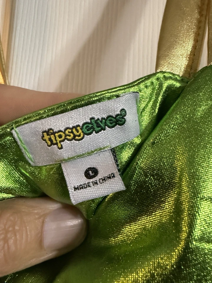 Tipsy Elves Women’s Tinkerbell/Fairy costume, Size LARGE, NWT - Image 3 of 4