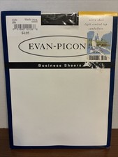 Evan-Picone Vtg. Sz Small Business Sheer Pantyhose Black Onyx Style 186