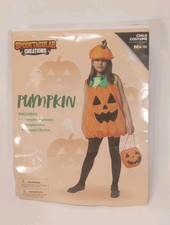 Spooktacular Pumpkin Costume Childs Medium 8-10 3 Piece Set Halloween Outfit