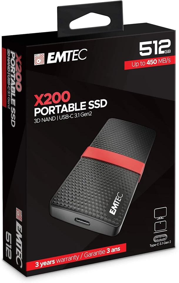 EMTEC WAVE - SSD 512GB 450/420 X200 mSATA U3.2 ETC   ECSSD512GX200 - Image 2 of 4
