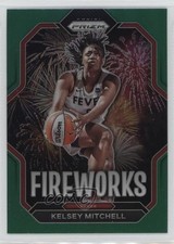 2023 Panini Prizm WNBA Fireworks Green Prizm Kelsey Mitchell #1 0u2l