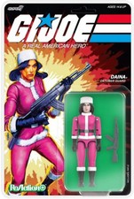 GI Joe ReAction Daina Action Figure Cartoon 
