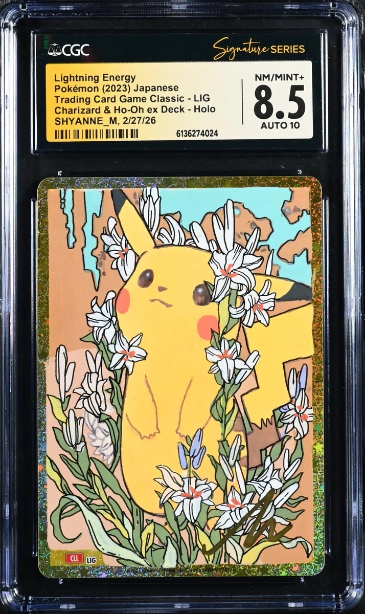 Collectible Individual Grade 10 Pikachu Pokémon TCG Card Games in