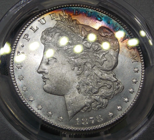 1878 "S" Morgan Silver Dollar $1 PCGS MS63 #873 Unc BU Uncirculated ECC&C, Inc.