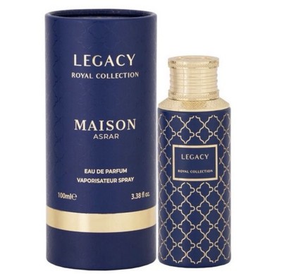 Maison Asrar Legacy Royal Collection Eau de Parfum Spray 3.38 fl oz Regular Size