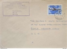 KV)1977, HUNGARY, ACADEMIC POSTAL COVER FROM THE KERTÉSZ UNIVERSITY BOTANICAL GA