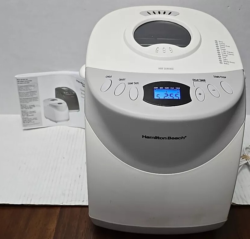 Hamilton Beach 29881 Type BM07 Digital Bread Maker Machine White 12